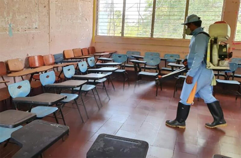 desinfeccion-escuelas-nicaragua-ante-el-covid-19-coronavirus